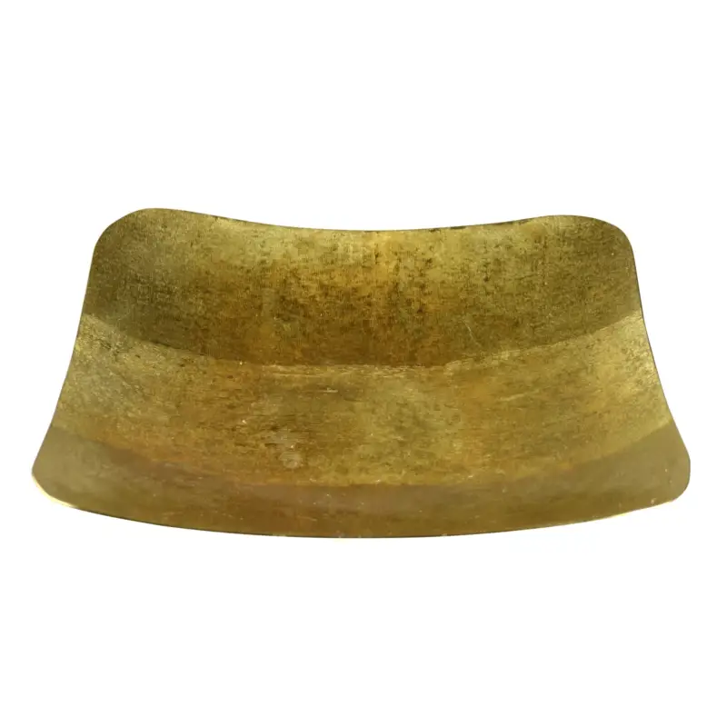 Schale, Aluminium, in Gold, L: 35 cm Ausverkauf