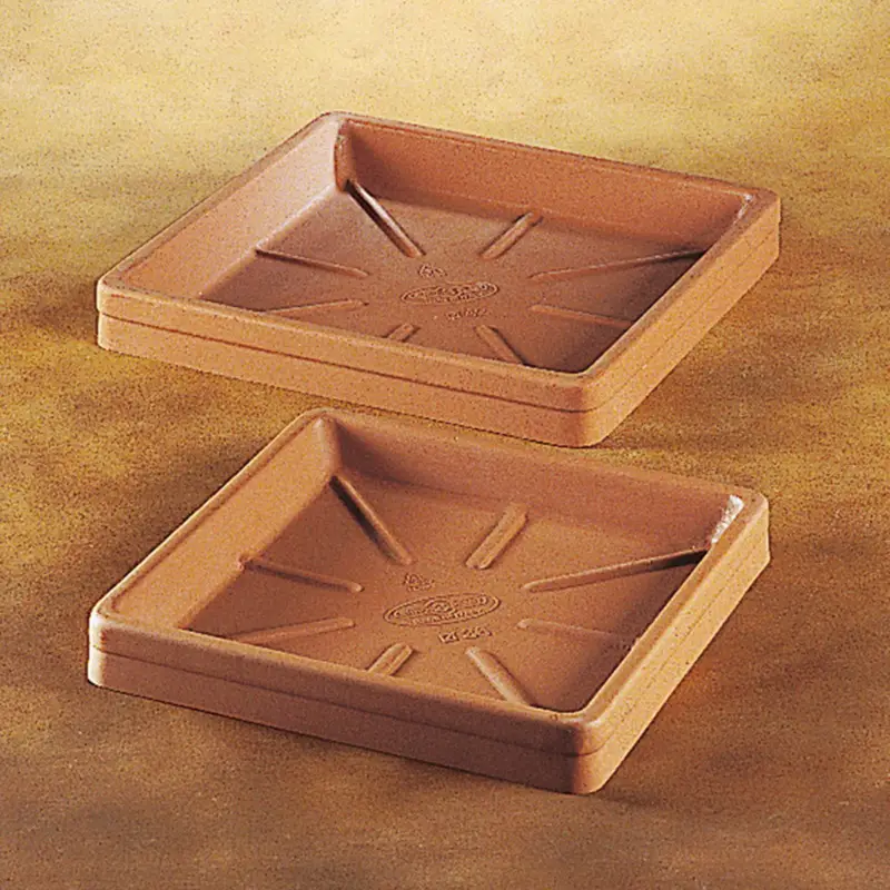 Euro 3 Plast Untersetzer 'Neze', terra, ca. 36 x 36 x H 4,5 cm Aktuell