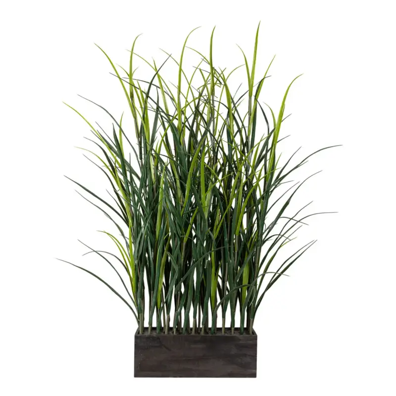 Knallerangebot Kunstpflanze Kunststoffgras-Raumteiler, ca. H 90 x L 30 cm