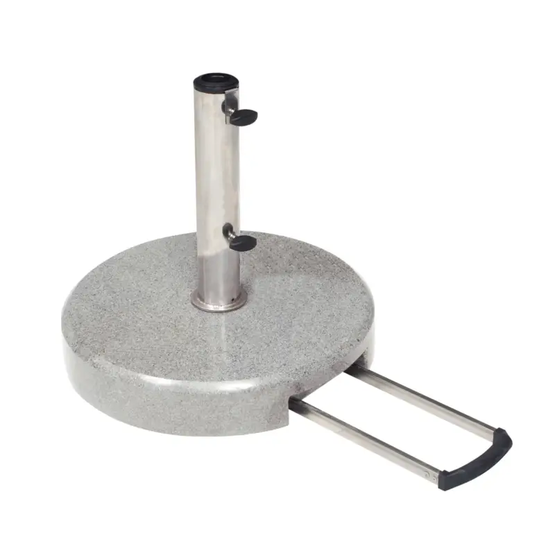 Trolley Granit-Schirmständer, mit Rollen, Ø 45 cm, 30 kg Solange Der Vorrat Reicht