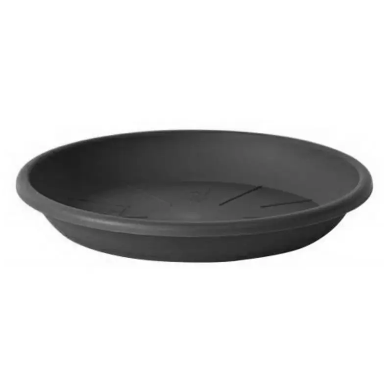 Ausverkauf Euro 3 Plast Untersetzer 'Medea', anthrazit, ca. Ø 20 x H 3,3 cm