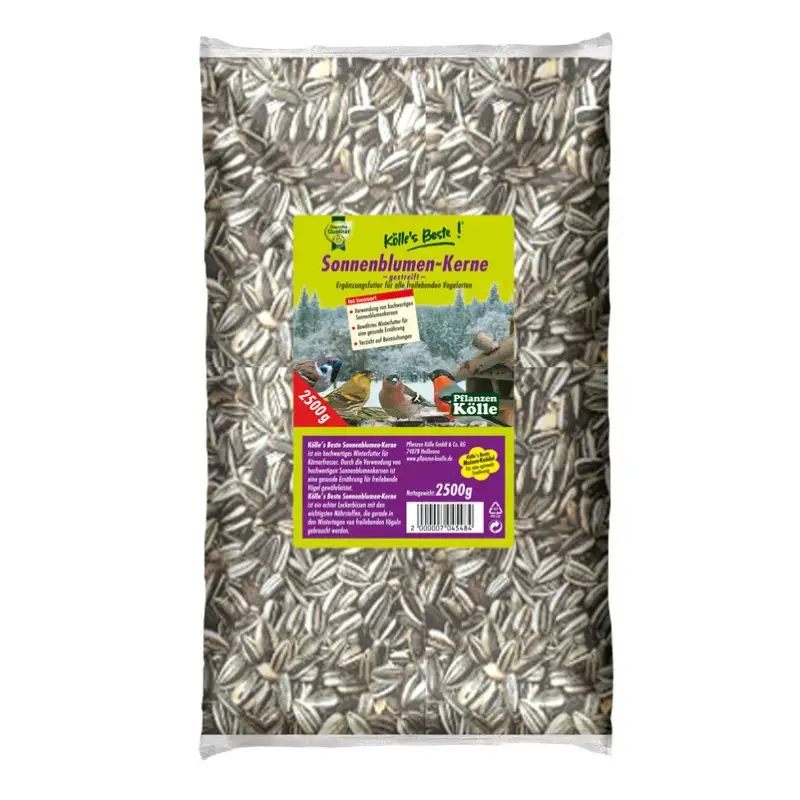 Kölles Beste Wild-Vogelfutter Sonnenblumenkerne, 2,5 kg Echt
