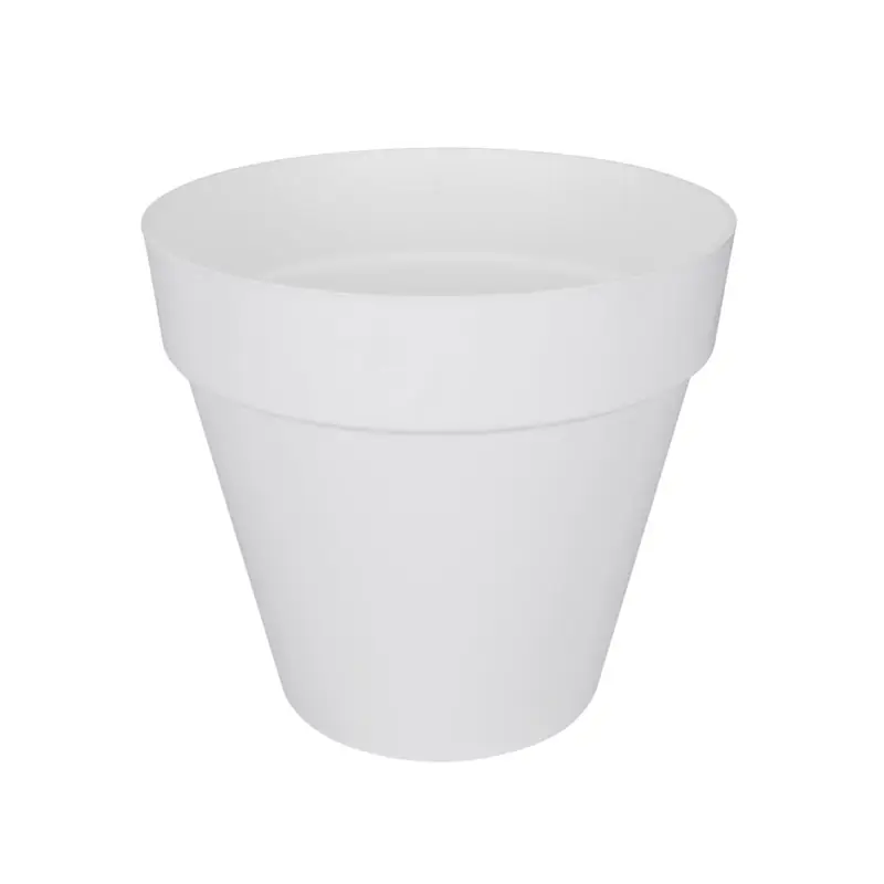 Begrenztes Angebot Elho Pflanzgefäß 'Loft Urban round 20', weiß, ca. Ø 19,6 x H 17,7 cm