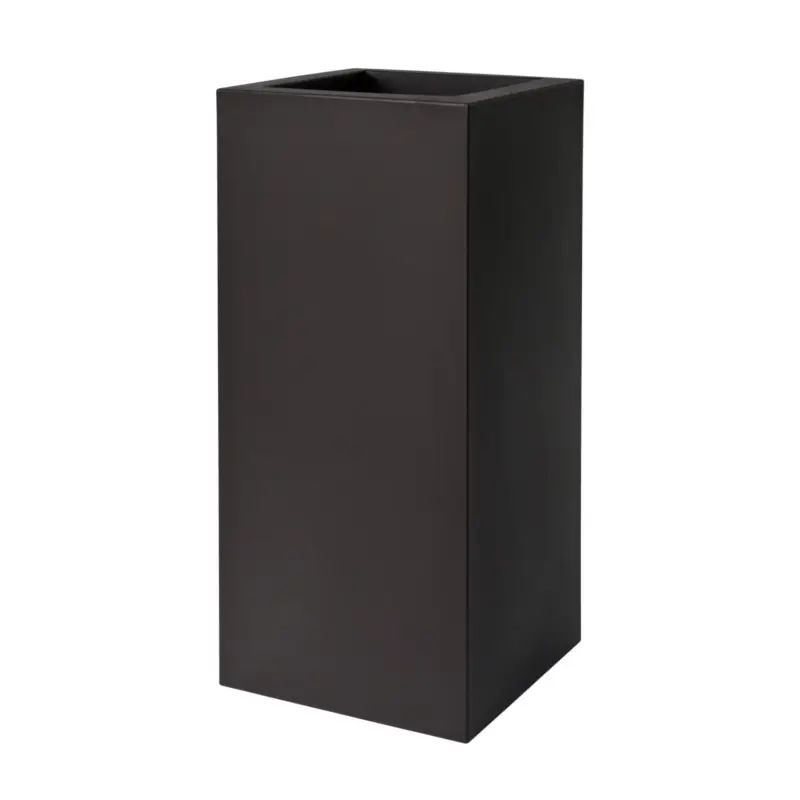 Euro 3 Plast Pflanzkasten 'Kube High', perlschwarz, ca. 30 x 30 x H 70 cm Saisonangebot