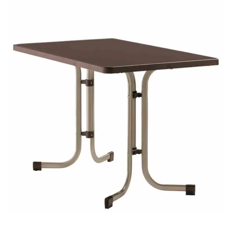 Super-Preis Boulevardklapptisch, champagner/Schiefer mocca, ca 115 x 70 cm
