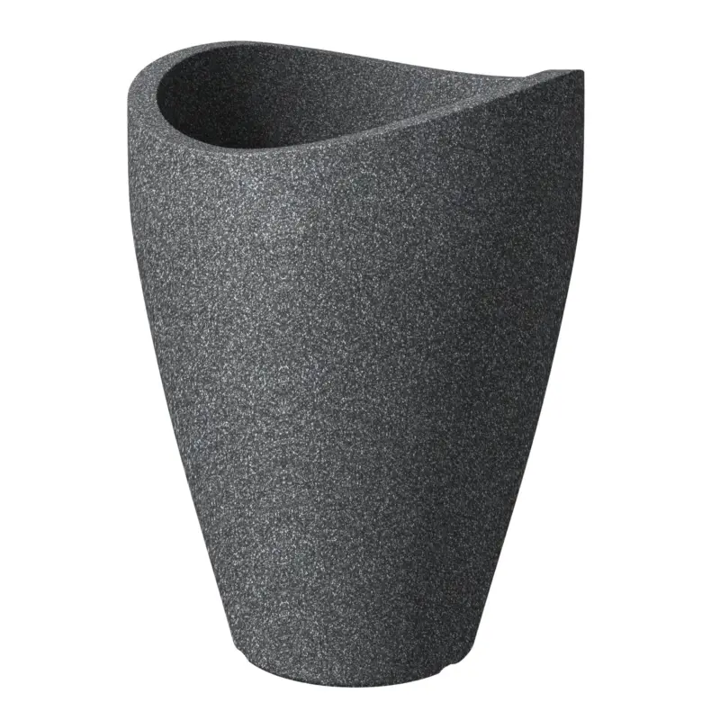 Scheurich Pflanzgefäß 'Wave Globe high', schwarz granit, ca. Ø 30 x H 40 cm Neue Ware