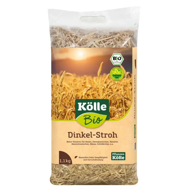 Sichere Zahlung Kölle Bio Dinkel-Stroh, 1,1 kg