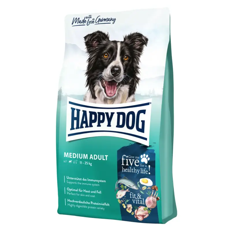 Ausverkauf Happy Dog Fit & Vital Adult Medium, 4 kg