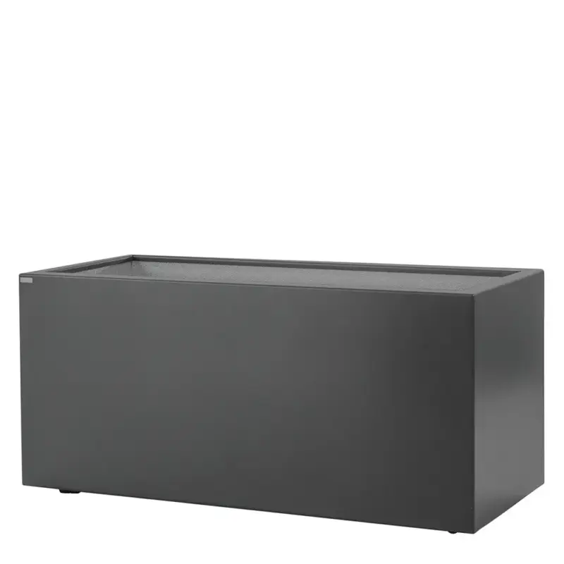 Gartensilber Pflanztrog 'Quader', anthrazit, ca. 90 x 40 x H 40 cm Heißes Angebot