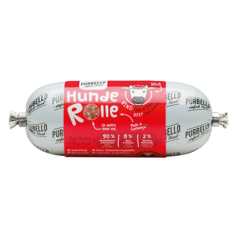Solange Der Vorrat Reicht Purbello Hunderolle Rind, 200 g