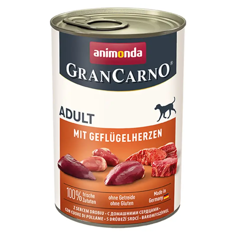 Animonda Gran Carno Adult mit Geflügelherzen, 400 g Sichere Zahlung