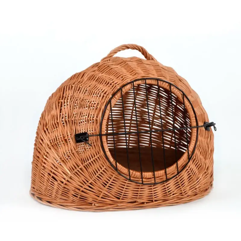 Silvio Design Katzen-Transportbox natur, mit Kissen braun Top-Angebot