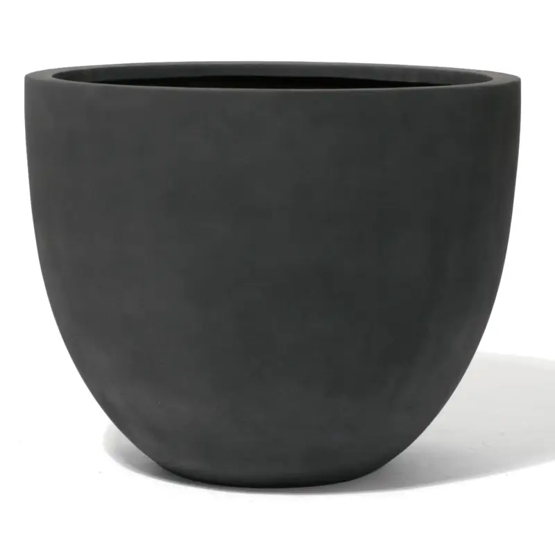 Pflanzgefäß Pure Line 'Salford', anthrazit, ca. Ø 26 x H 21 cm Top-Preis