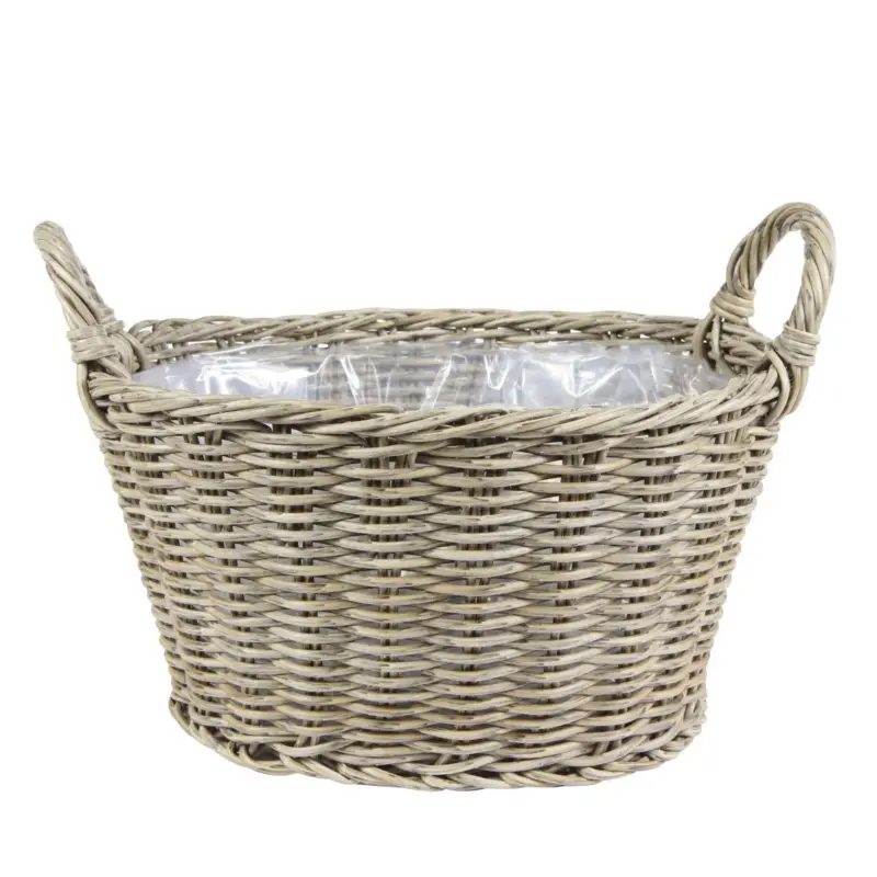 Top-Angebot Kölle Pflanzkorb 'Paula', natur, ca. Ø 33 x H 24 cm