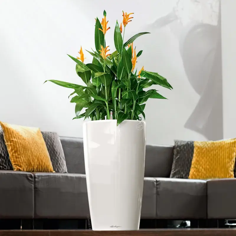 Lechuza 'Rondo Premium 32', weiß, ca. Ø 33 x H 56 cm Saisonangebot