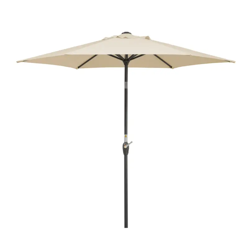 Mittelstockschirm 'Bilbao', Ø ca. 220 cm, natur Knallerangebot