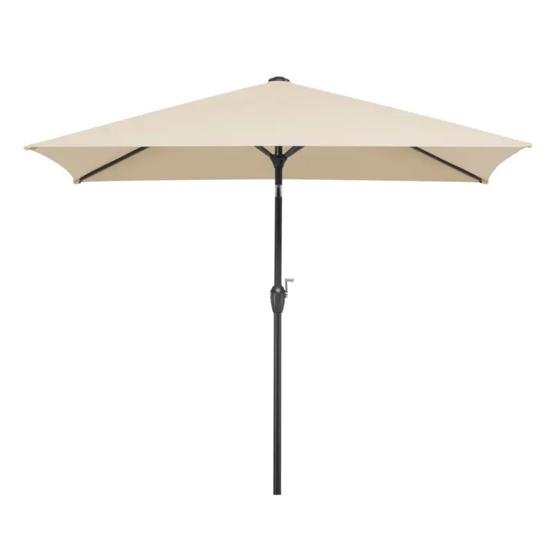 Mittelstockschirm 'Bilbao', ca. 210 x 130 cm, natur Mega-Angebot