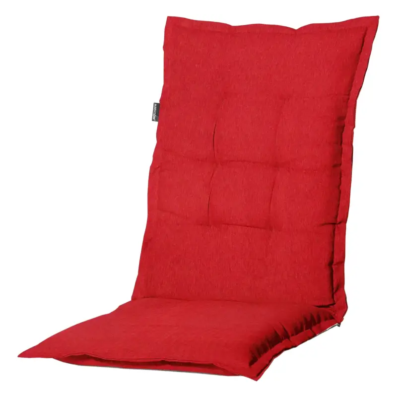 Niederlehnerauflage 'Panama', rot, ca. 105 x 50 cm Saisonangebot