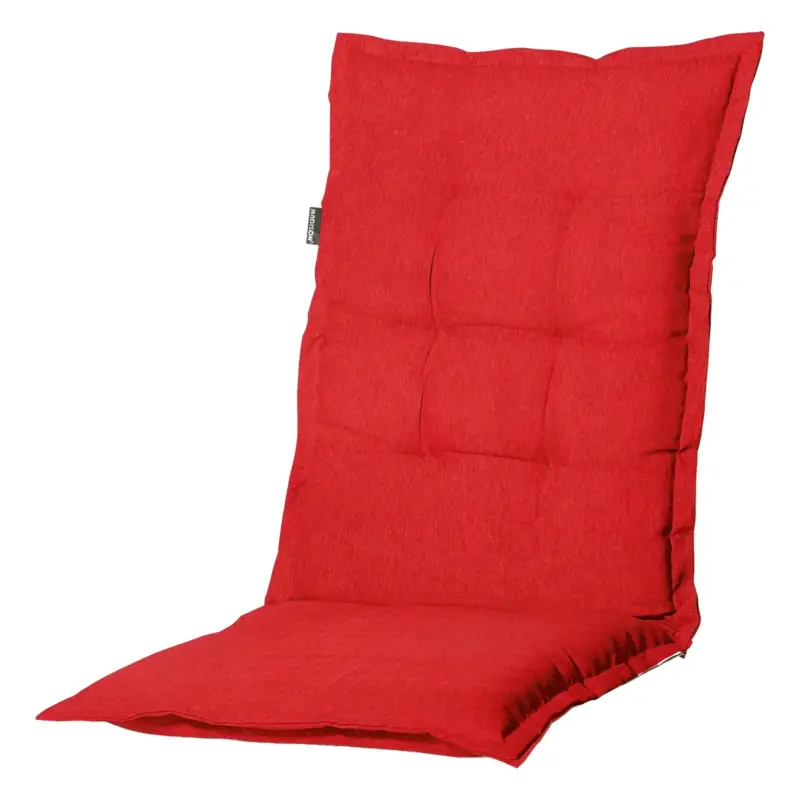 Niederlehnerauflage 'Panama', rot, ca. 105 x 50 cm Ausverkauf