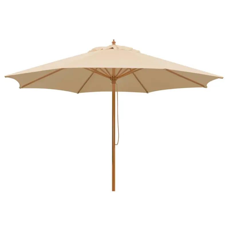 Mittelstockschirm 'Malaga', Ø ca. 300 cm, natur Must-Have