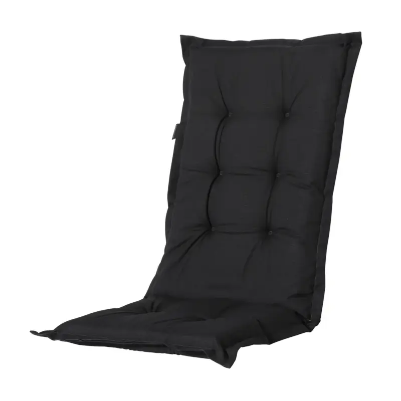 Hochlehnerauflage 'Panama', schwarz, ca. 123 x 50 cm Top-Seller