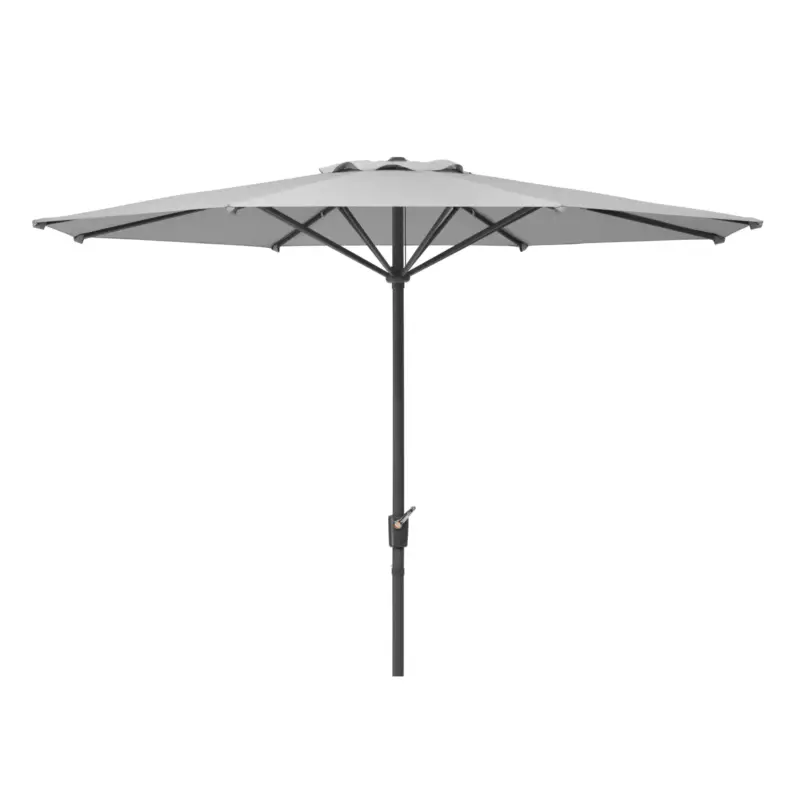 Mittelstockschirm 'Korsika', Ø ca. 320 cm, silbergrau Online Kaufen