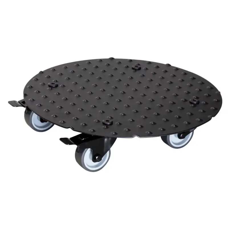 Pflanzenroller 'Alaska', Tragkraft 150 kg, anthrazit, Alu, 7 x 30 x 30 cm Top-Seller