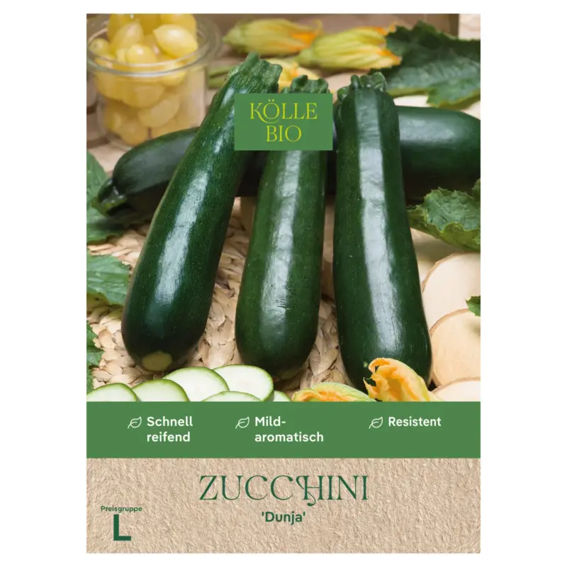 Kölle Bio Gemüsesamen, Zucchini 'Dunja' Knallerangebot