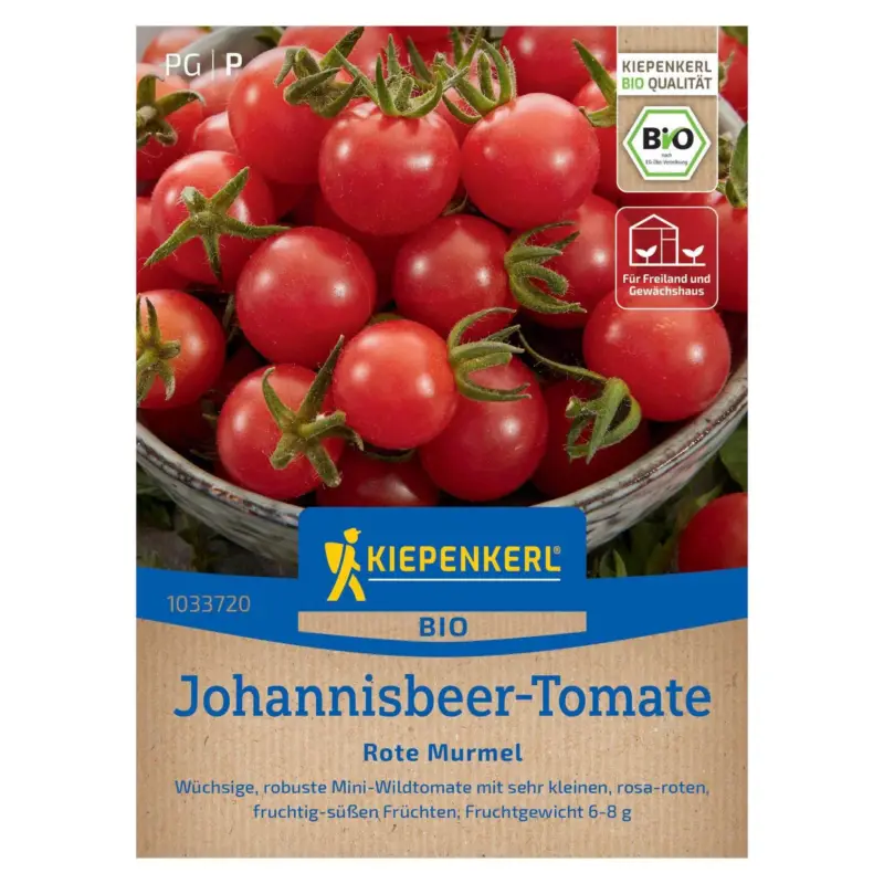 Bio-Saatgut, Cherry-Wildtomate, rot Markenware