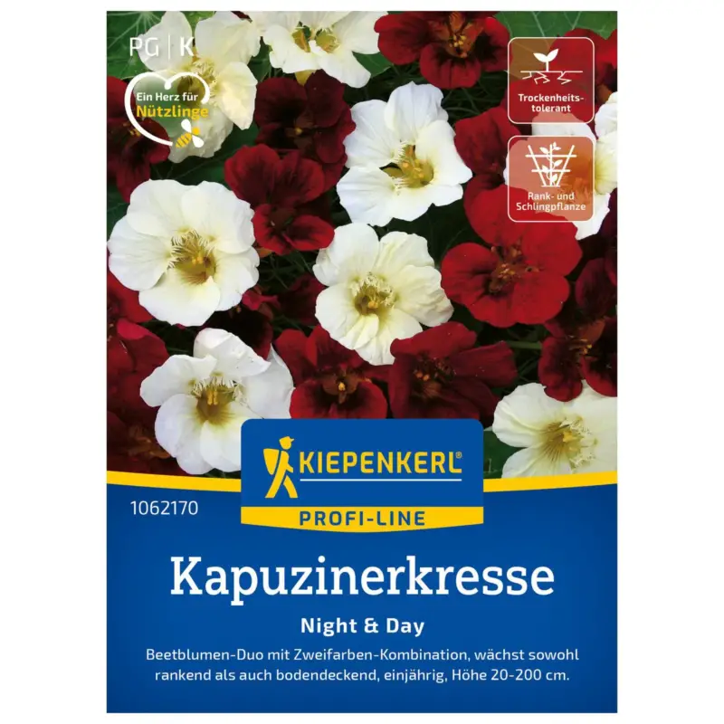 Kapuzinerkresse 'Night&Day', bunt, ca. 20 Samen Neuheit