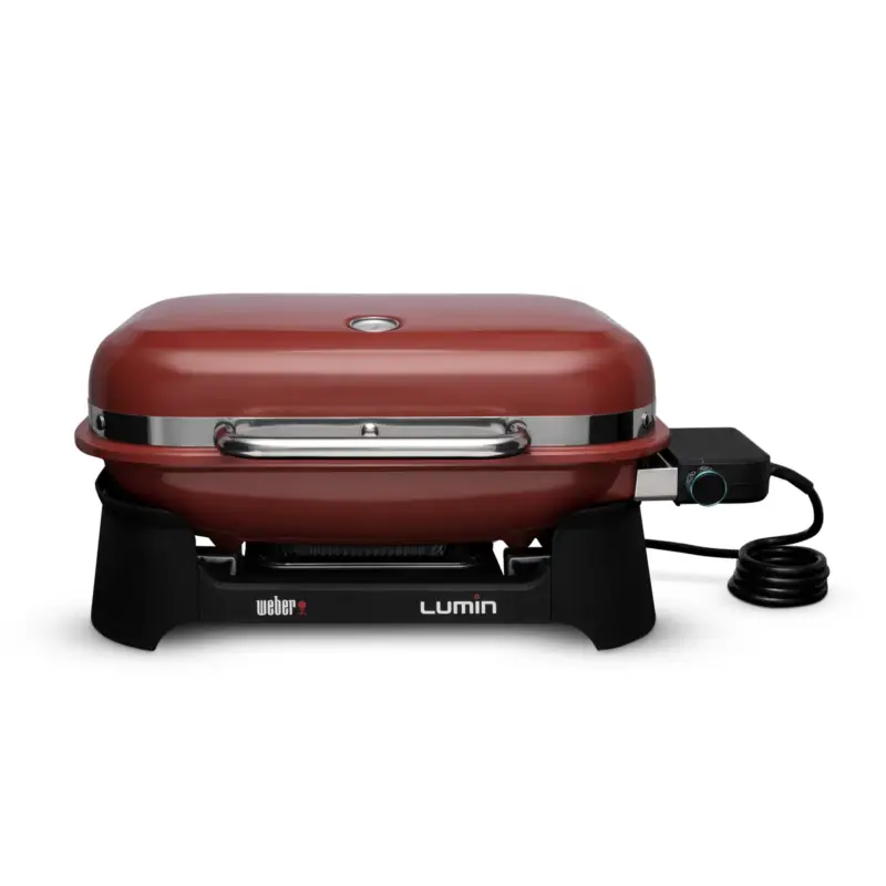 Zertifiziert Weber Elektrogrill 'Lumin', rot