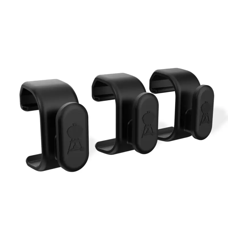 Neu Weber Besteckhaken-Set 'Works', 3er-Set, schwarz