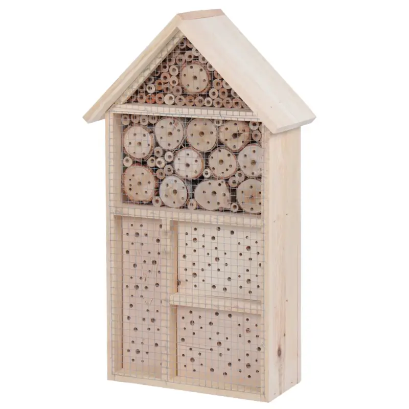 Direkt Vom Hersteller Kölle XXL-Insektenhotel, natur, Kiefernholz/Hartholz, ca. 39 x 18 x H69 cm