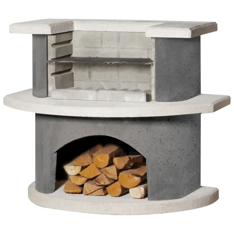 Buschbeck Grillbar 'Kopenhagen', weiß/grau, Höhe ca. 93 cm Saisonangebot