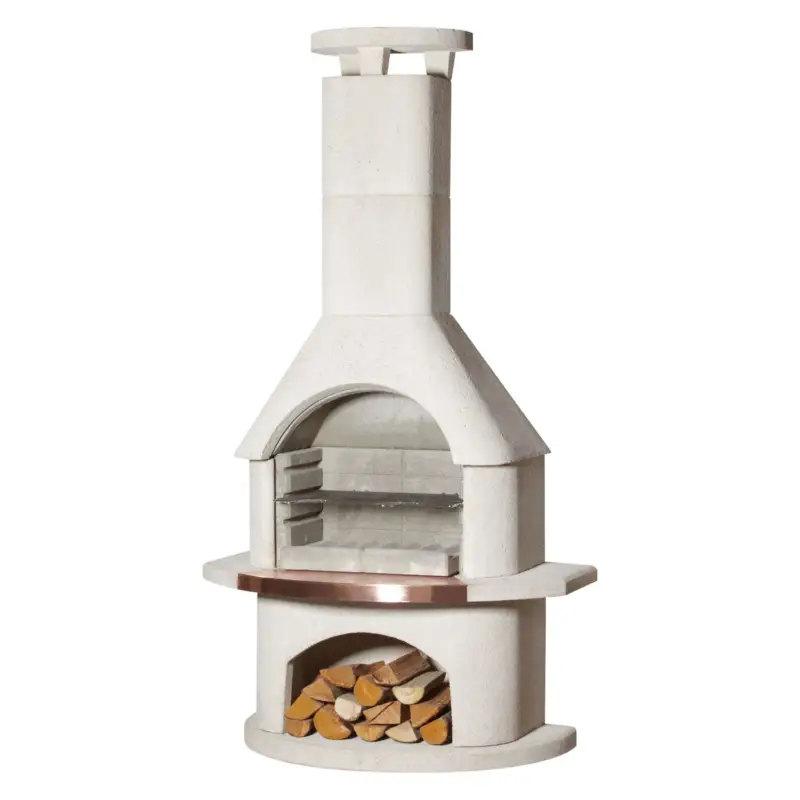 Top-Seller Buschbeck Grillkamin 'Venezia', weiß, Höhe ca. 206 cm