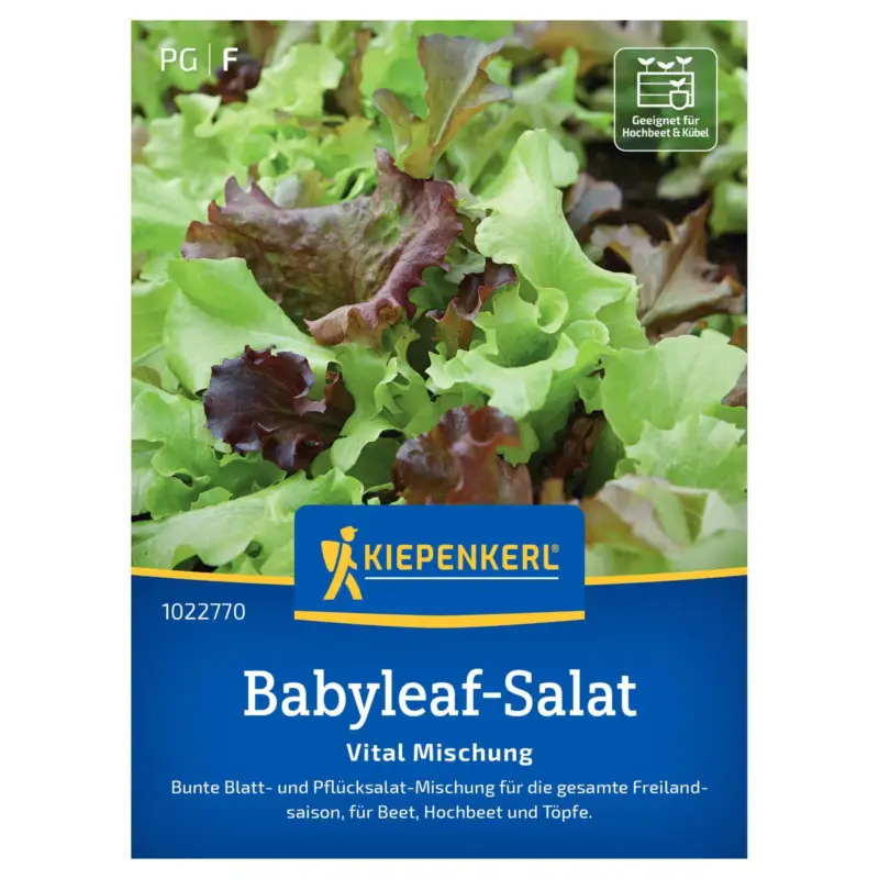 Kiepenkerl Saatgutmischung Babyleaf-Salat 'Vital' Markenware