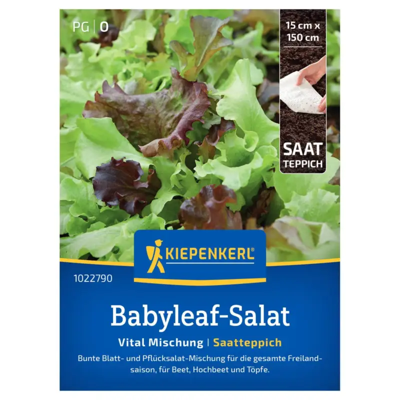 Kiepenkerl Saatteppichmischung Babyleaf-Salat 'Vital' Mega-Angebot