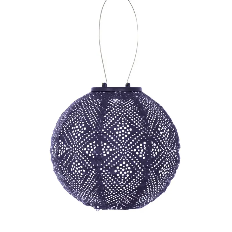 Lumiz Solar-Lampion 'Round 20', blau Geprüft