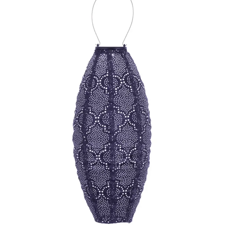 Lumiz Solar-Lampion 'Long Oval 20', blau Aktuell