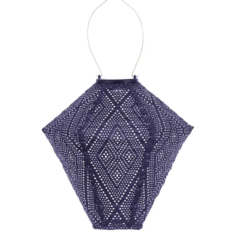 Lumiz Solar-Lampion 'Diamond 28', blau Markenware