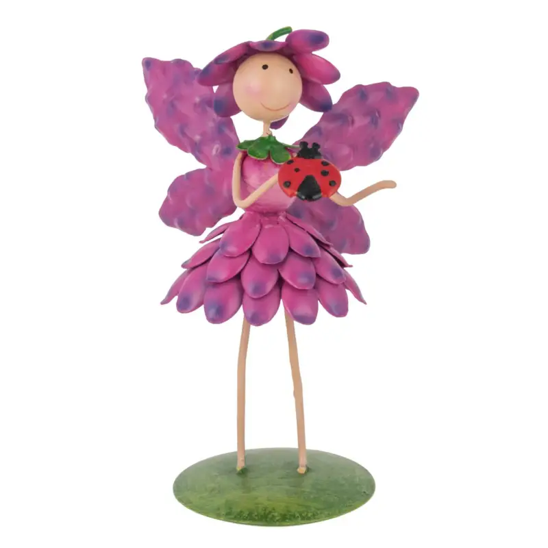 Meistverkauft Gartendeko Fee 'Christie Chrysanthemum', pink, Höhe ca. 11 cm