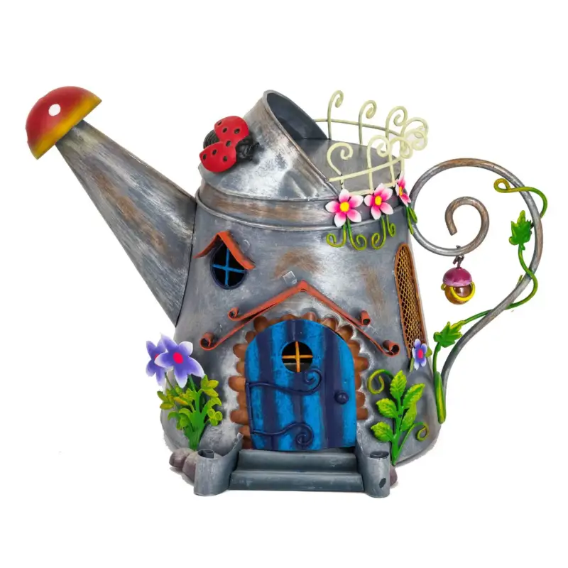 Gartendeko Feenhaus 'Gießkanne', ca. 31 x 17 xH23 cm Knallerangebot