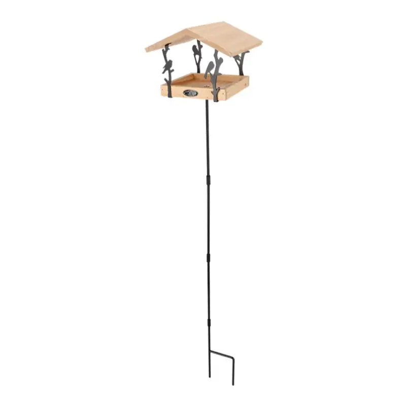 Jetzt Kaufen Vogel-Futterhaus 'Zilpzalp' mit Ständer, ca. 25 x 25 x H131 cm