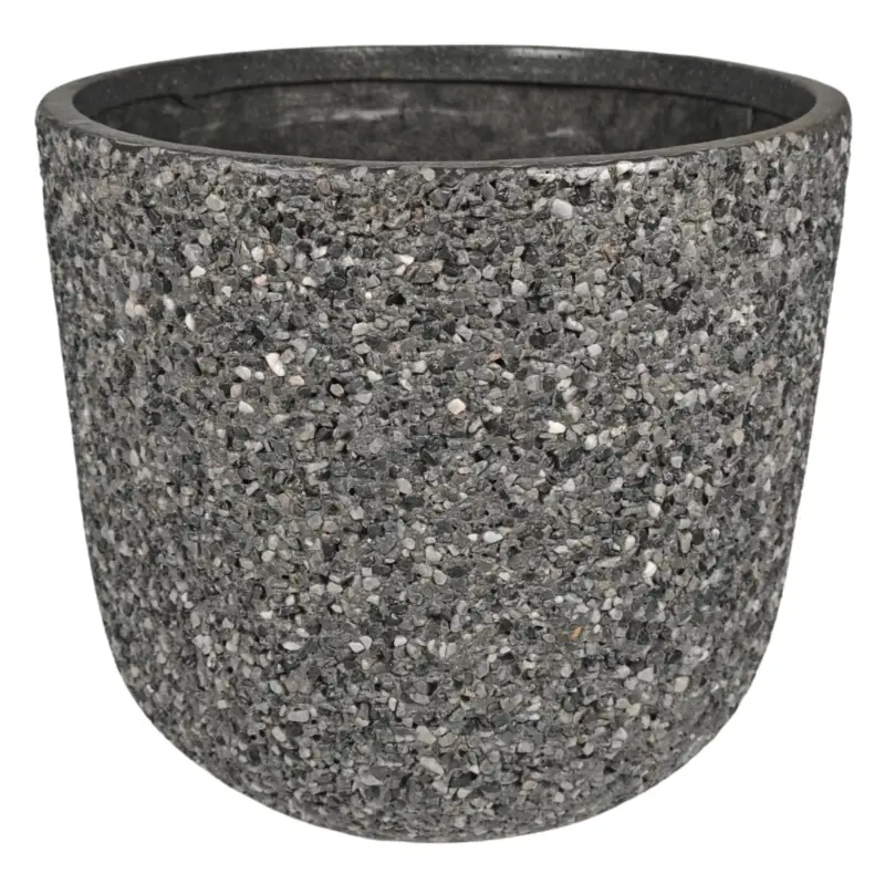 Begrenztes Angebot Kölles Beste Pflanzgefäß 'Stromy', dunkelgrau, ca. Ø 32 x H 30 cm