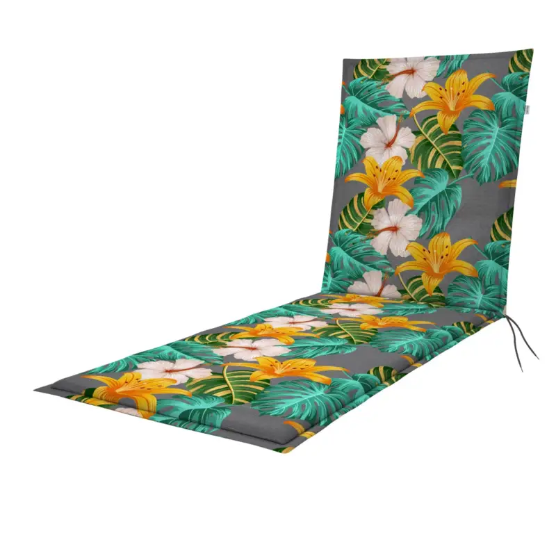 Meistverkauft Doppler Rollliegenauflage 'Blumen', ca. 195 x 60 cm