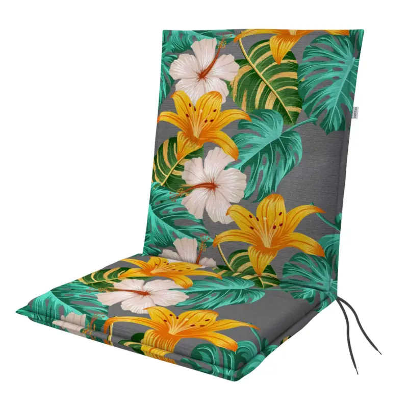 Highlight Doppler Niederlehnerauflage 'Blumen', ca. 110 x 48 cm