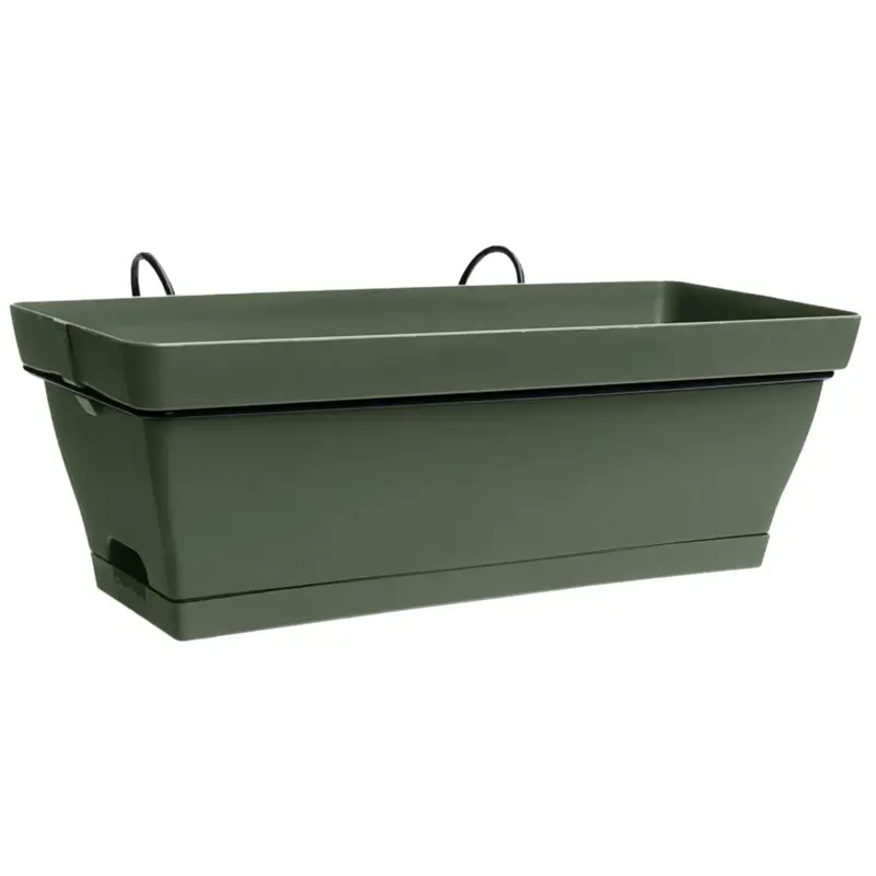 Eda Blumenkasten 'Romeo', khaki, ca. 49 x 28 x H 18 cm Heißes Angebot