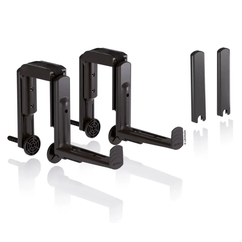 Lechuza Blumenkastenhalter 'Wall', schwarz, ca. 5 x 31 x H 20 cm Echt
