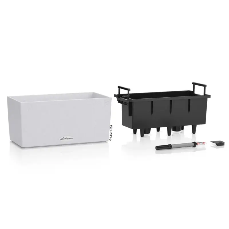 Jetzt Kaufen Lechuza Blumenkasten 'Balconera 40 All-in-one', weiß, ca. 40 x 19 x H 19 cm