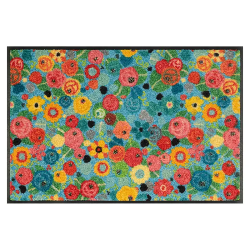 Bestseller Kleen-Tex Fußmatte 'Flower Power', ca. 75 x 50 cm